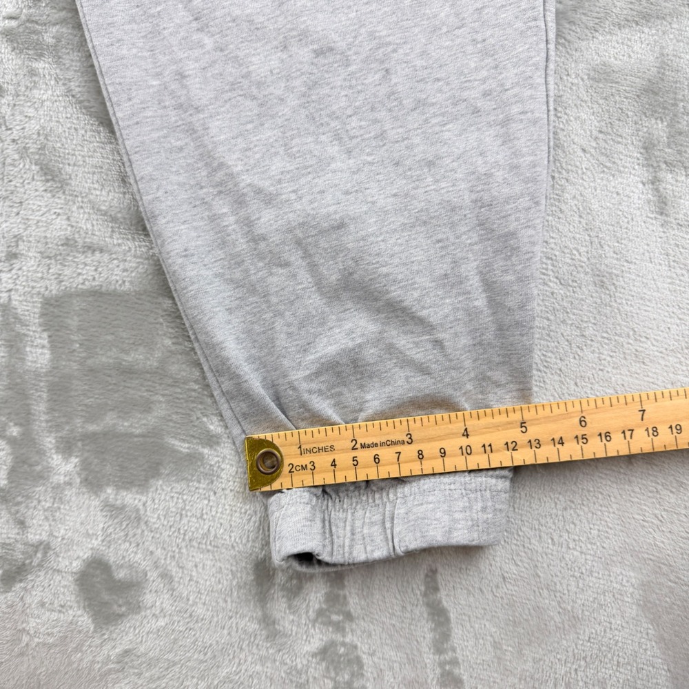 Adidas Men's Large Heather Gray Graphic Logo Jogger Sweatpants - Picture 6 of 11